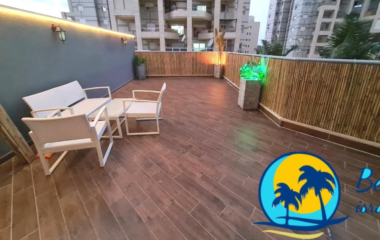 Beach Suite Israel- Private Jacuzzi Garden Suite & Gym, 3 Min Walk To Beach ביץ סוייט ישראל- ג'קוזי פרטי בגינה 3 דקות הליכה לים וחדר כושר Ashkelon Exteriör bild