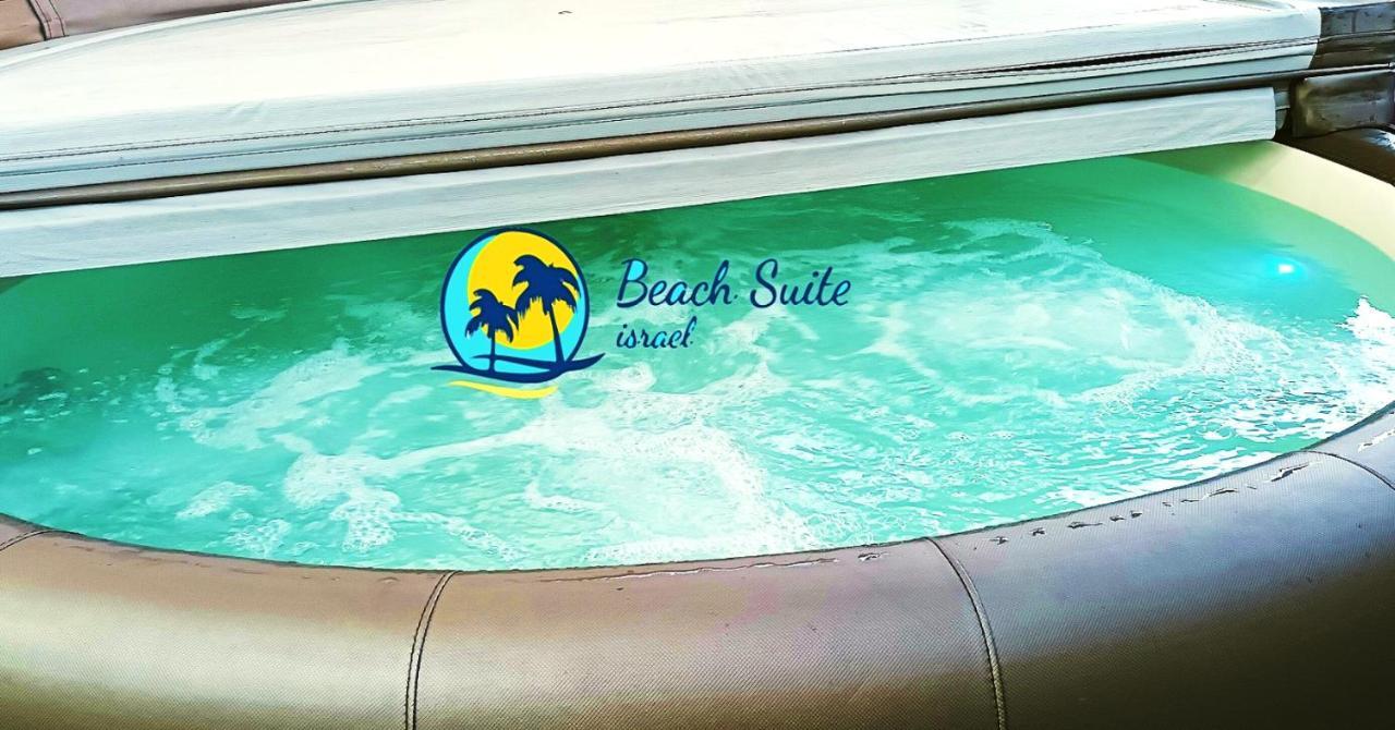 Beach Suite Israel- Private Jacuzzi Garden Suite & Gym, 3 Min Walk To Beach ביץ סוייט ישראל- ג'קוזי פרטי בגינה 3 דקות הליכה לים וחדר כושר Ashkelon Exteriör bild